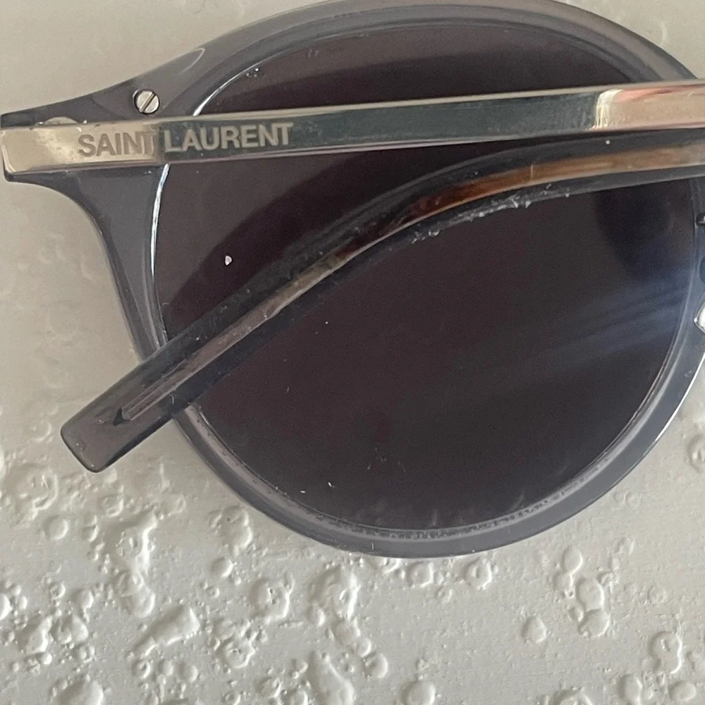 Saint Laurent gray sunglasses